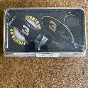 Dale Earnhardt Champion Black and Red Car Keychain with Light